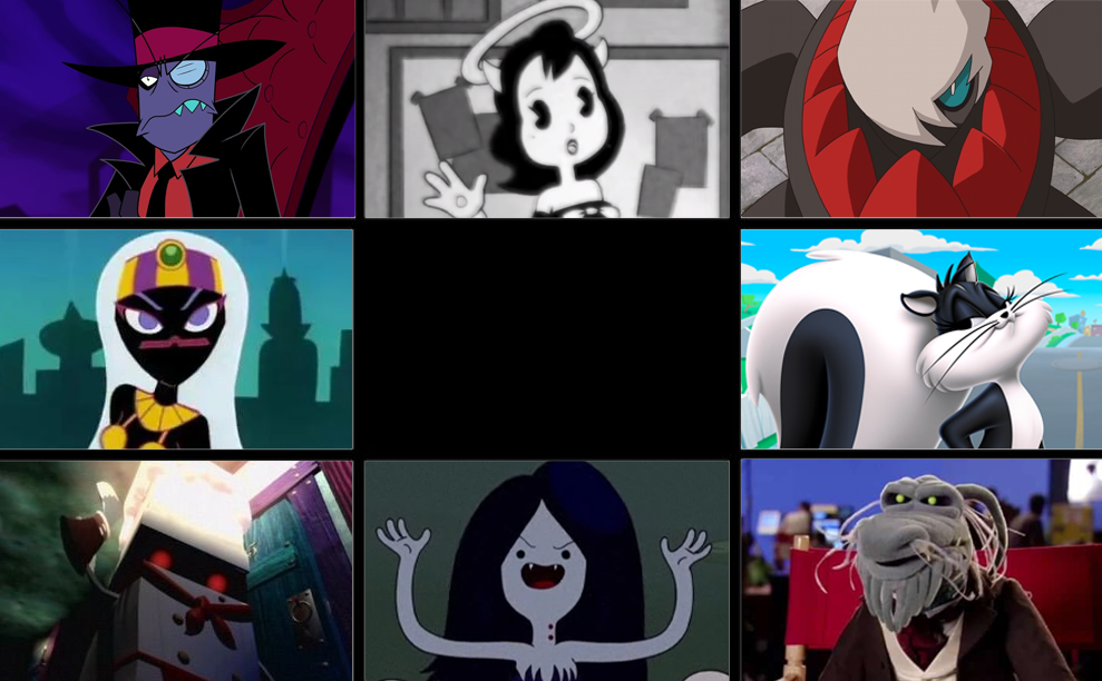 Danni's Favorite Characters in Black Meme by dannichangirl on DeviantArt