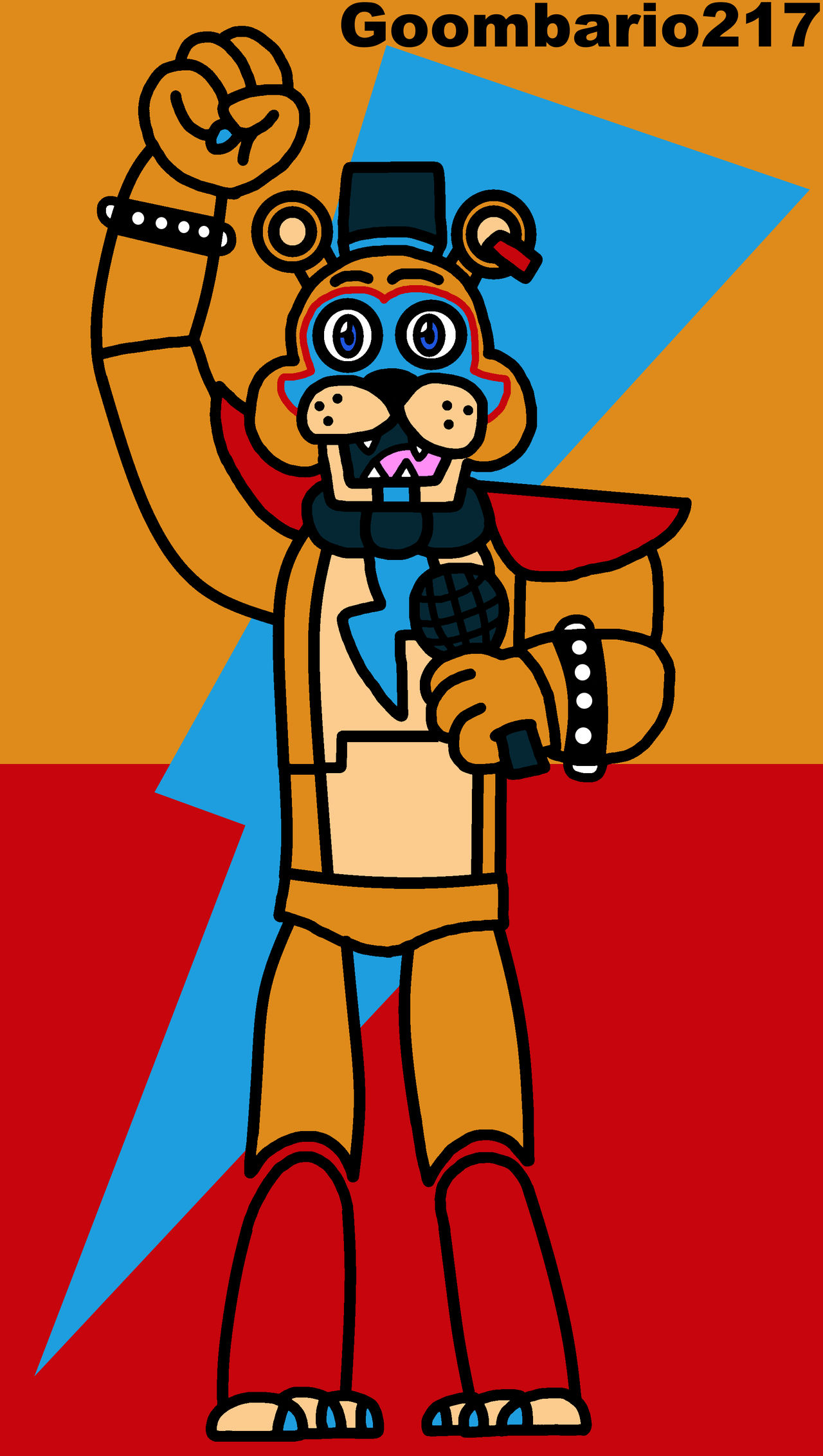 Glamrock Freddy By Goombario217 On Deviantart Glamrock Freddy By Goombario217 On Deviantart