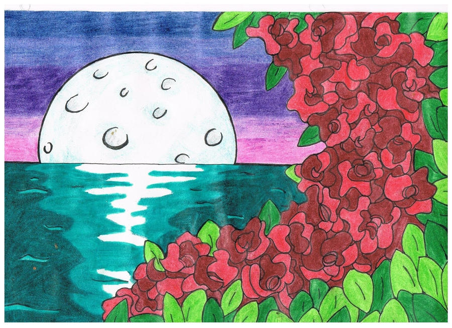 My Lovely Rosy Moon by rujerianprincess