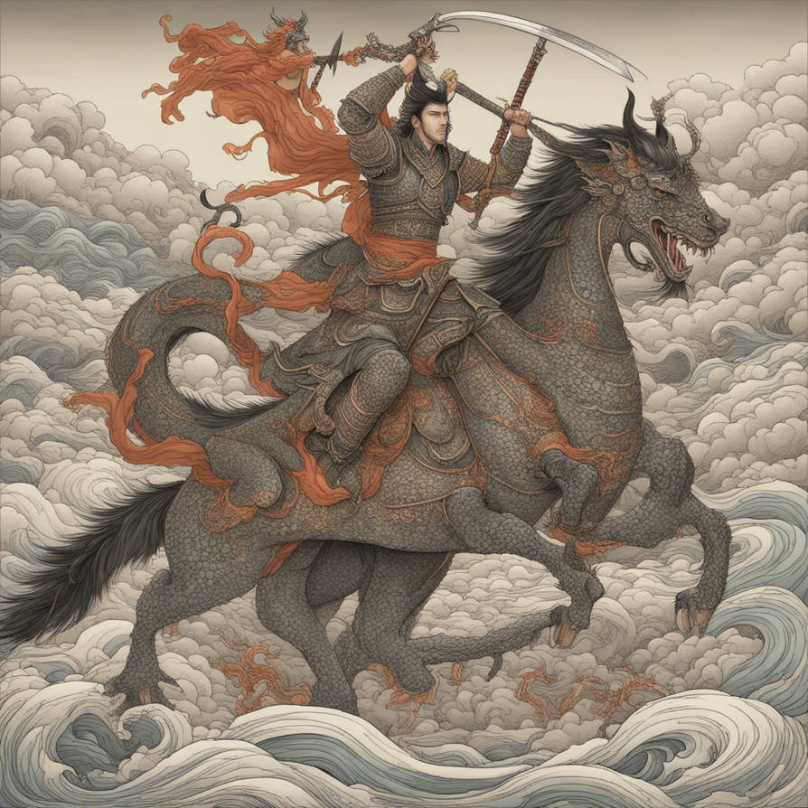 Warriors Riding Dragon Horses by SpiderwithaMouth on DeviantArt