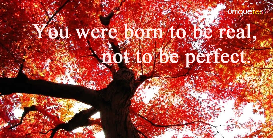 You were born....