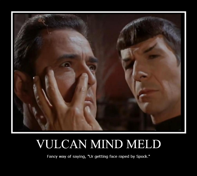 Vulcan Mind Meld?