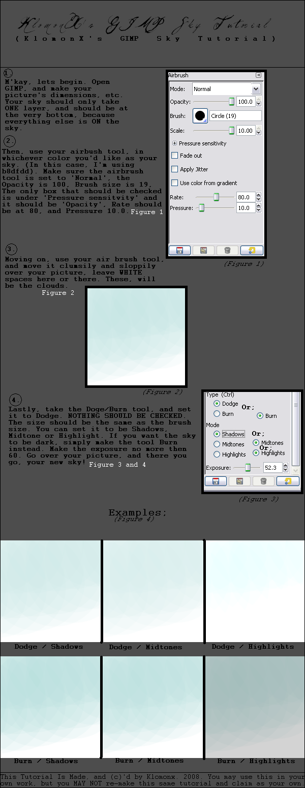 KlomonX's GIMP Sky Tutorial