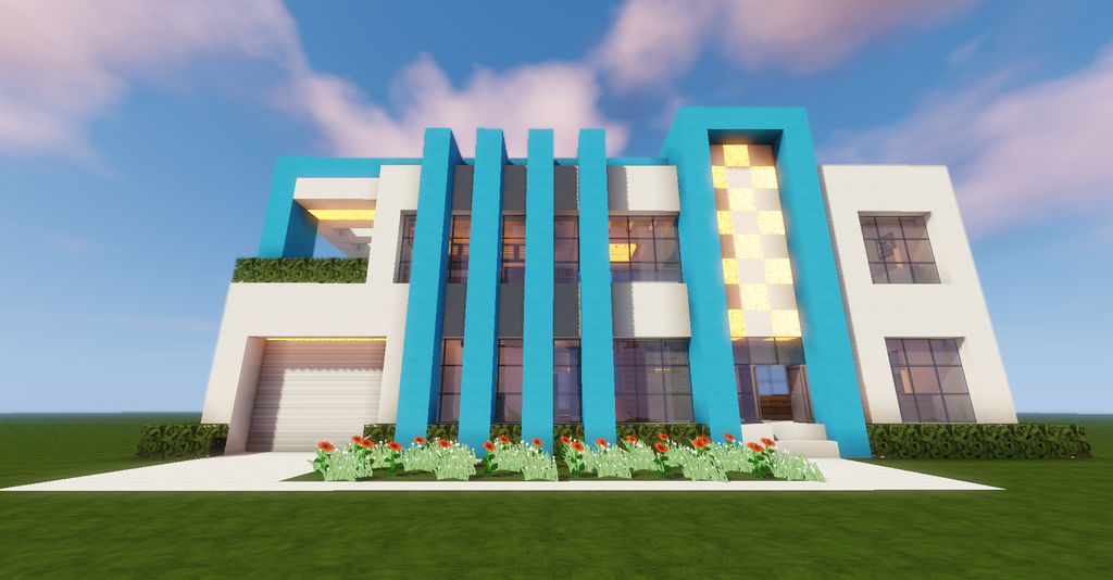 Minecraft Modern House By PumpkyArt On DeviantArt minecraft-modern-house-by-pumpkyart-on-deviantart