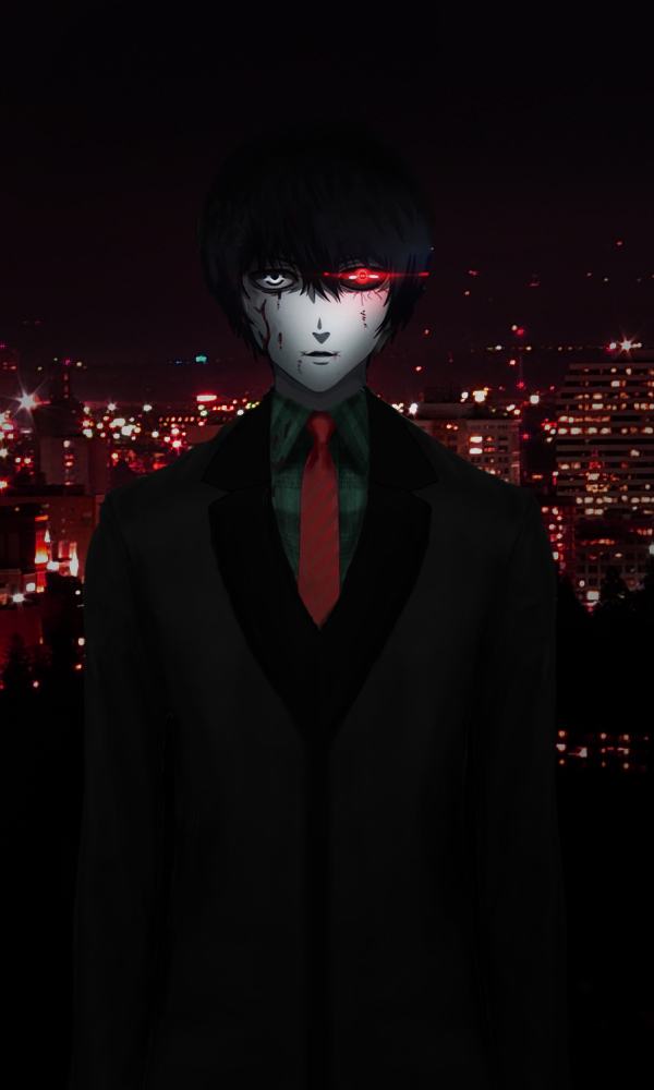 Ken Kaneki, tokyo, , tokyo ghoul, black, kaneki ken, reaper