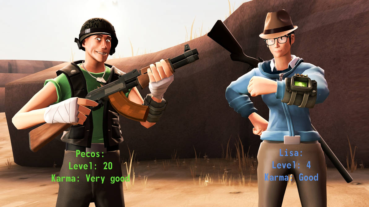 One player, two characters by Dafuqer7 on DeviantArt