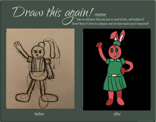Draw this again Honey The Rabbit