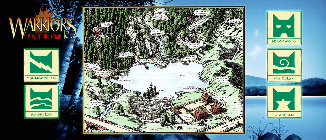 Warrior Cats Adventure Map by WarriorcatzluvMedi on DeviantArt