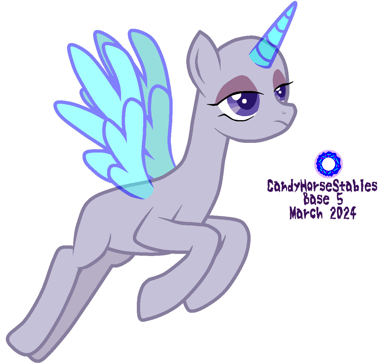 (MLP Base) Inky Rose Base 1 by CandyHorseStables on DeviantArt