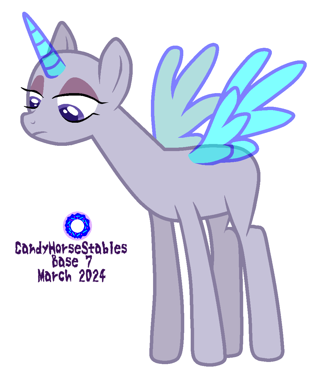 (MLP Base) Inky Rose Base 3 by CandyHorseStables on DeviantArt