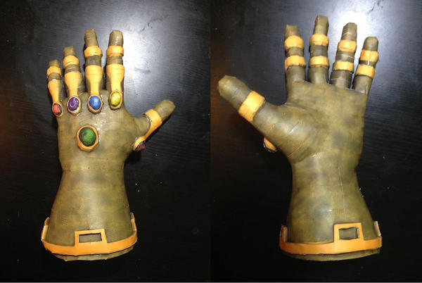 infinity gauntlet papercraft by enigmael on DeviantArt