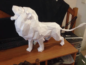 #lion papercraft