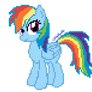 Rainbow Dash pixelart