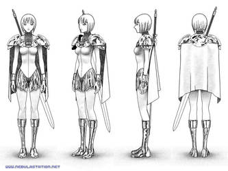 Warrior from Claymore manga