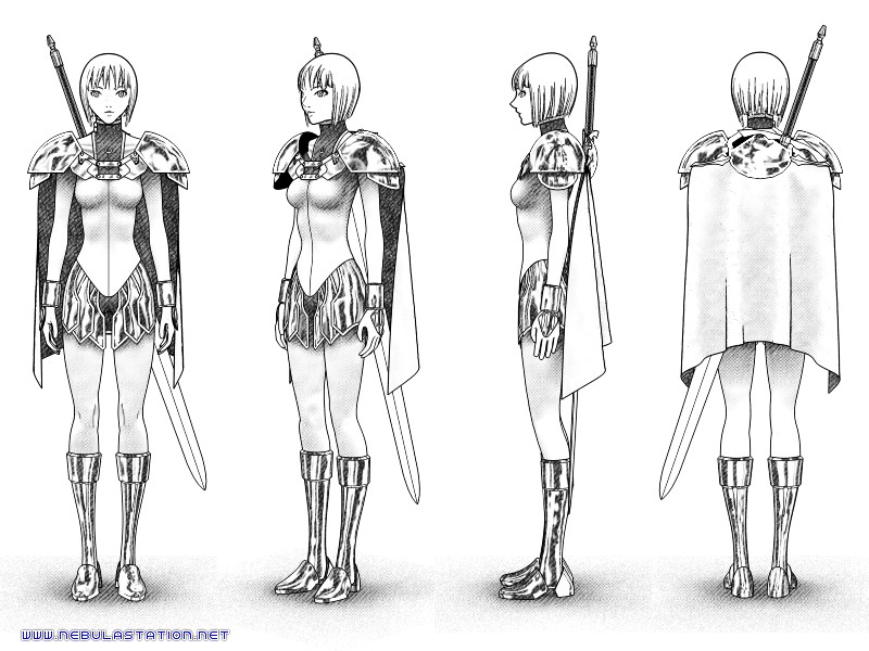 Warrior from Claymore manga