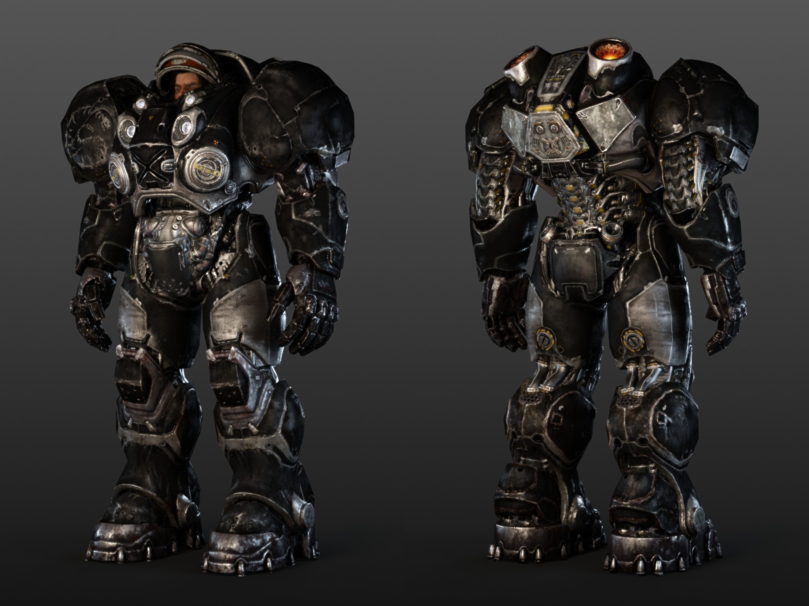 Starcraft II Raynor Marine Model