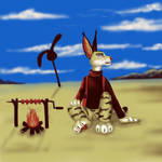 -Color challenge- Bunny shish kebab by BullTerrierKa