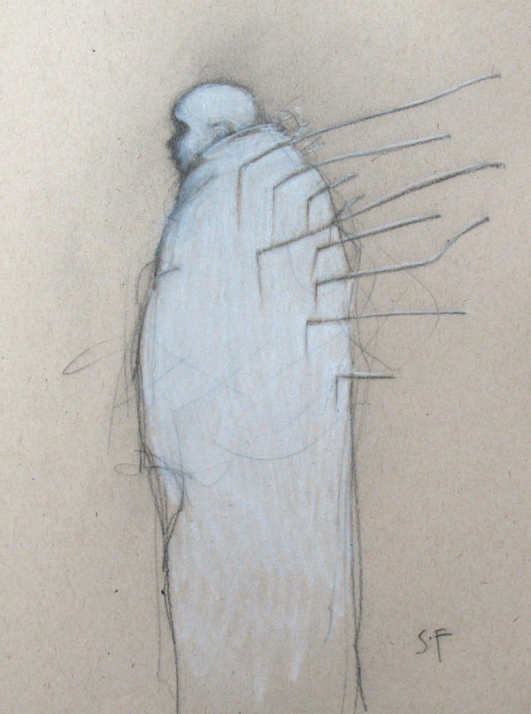 Robed Figure with Branched... by SethFitts on DeviantArt
