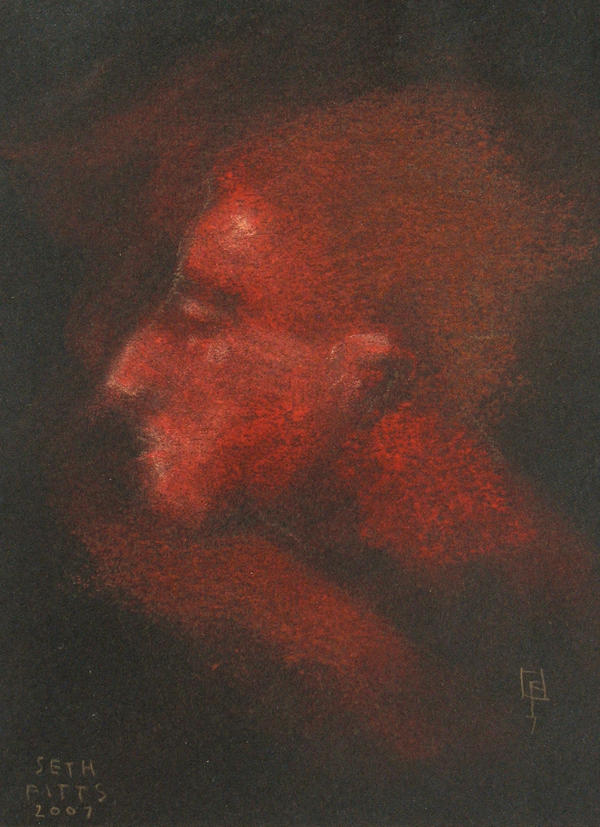 Profile of a Red Man