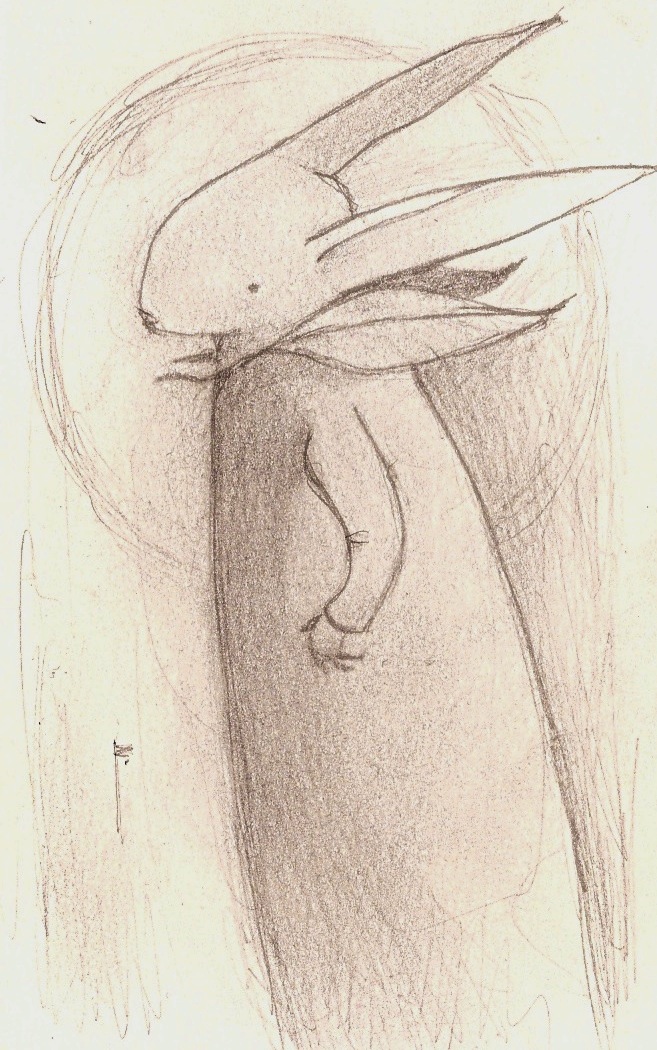 Rabbit in Leaf Collared Robe