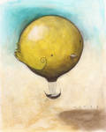 Dream Balloon, Yellow Bird- by SethFitts