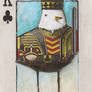 Bird- King of Clubs 2 ACEO