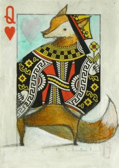 Queen of Hearts: Sly Fox ACEO