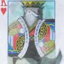 King of Hearts: Wolf ACEO