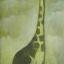 Giraffe, with Clouds