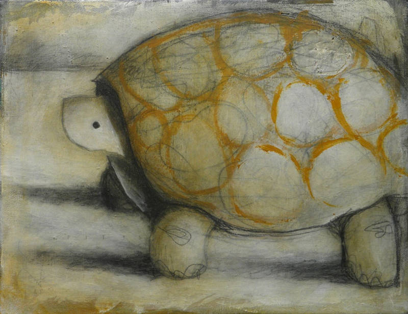Yellow Ringed Tortoise by SethFitts