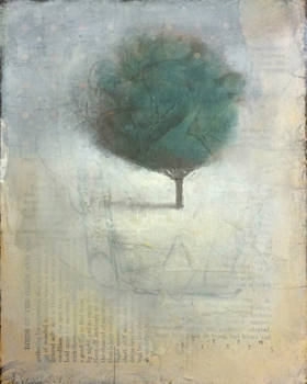 Early Morning (Blue Tree)
