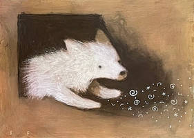 Little White Dog: Gift