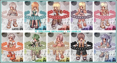 Ragnarok Online sprite recolor by xlenikins on DeviantArt