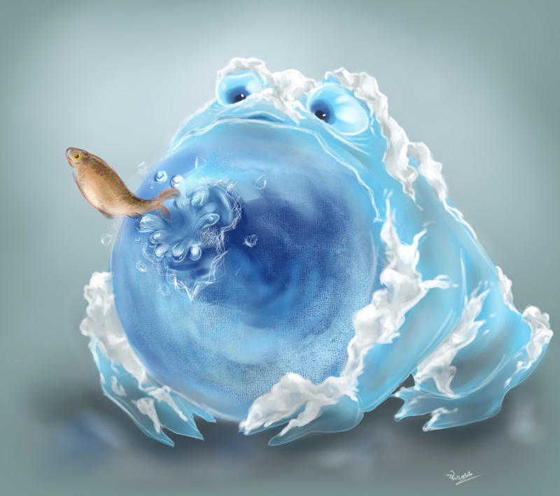 Real Icefrog ice frog by IntrovertArts on DeviantArt
