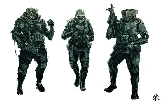 Shocktroopers Sketch