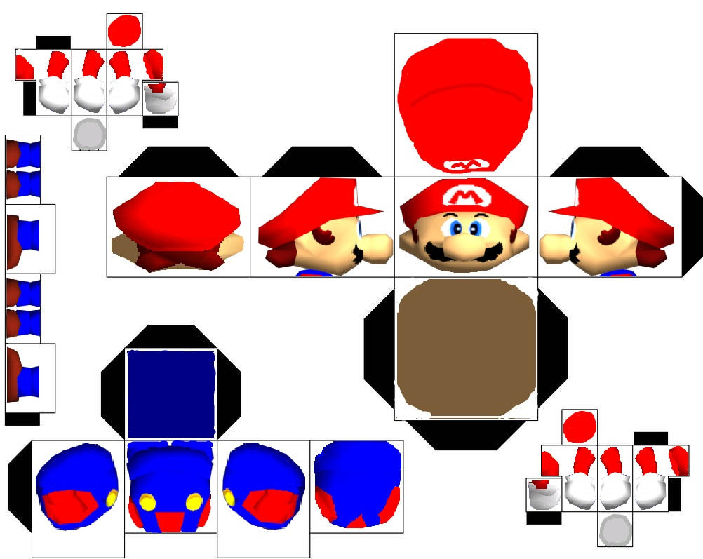 Sm64 Mario Cubeecraft By Cleitonstudios On DeviantArt