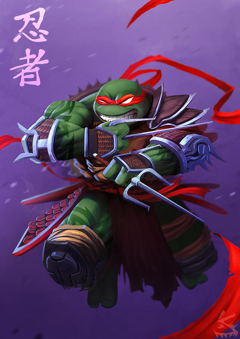 RAPHAEL - NINJA TURTLES by SOLOMONSTA on DeviantArt