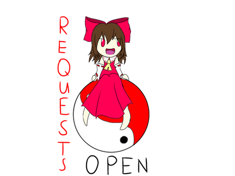 Hakurei Reimu Requests open stamp