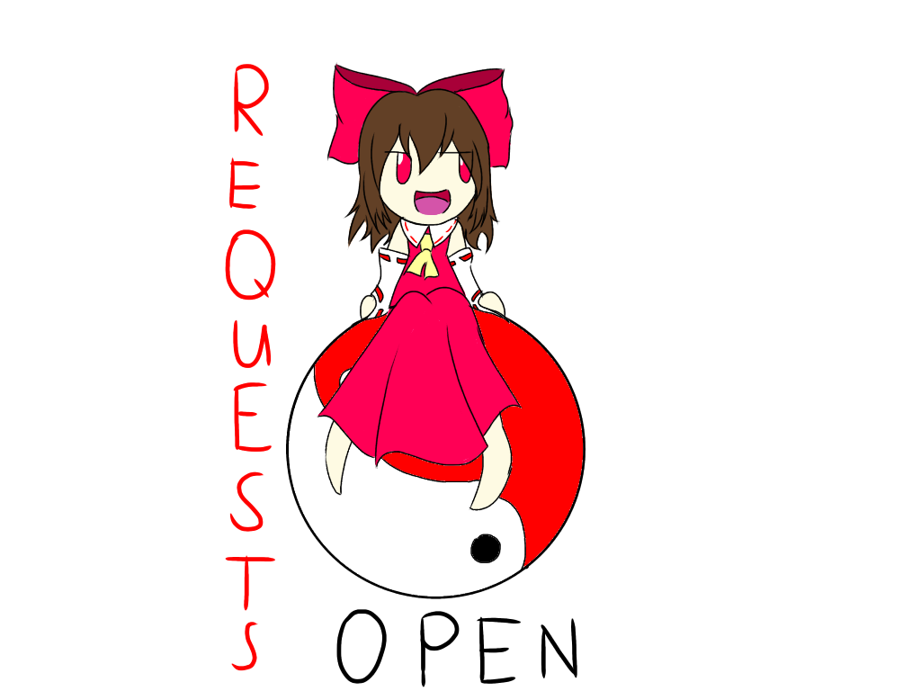 Hakurei Reimu Requests open stamp