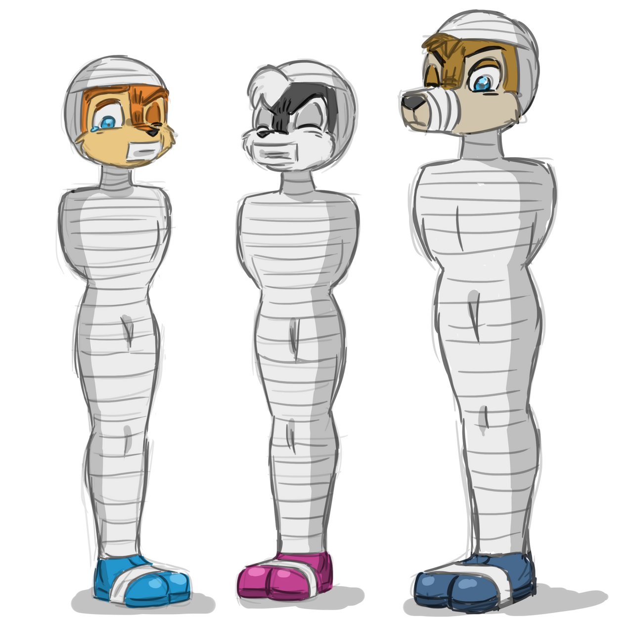 More Mobian Mummies by GrabbersParlour on DeviantArt