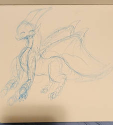 cynder pen sketch