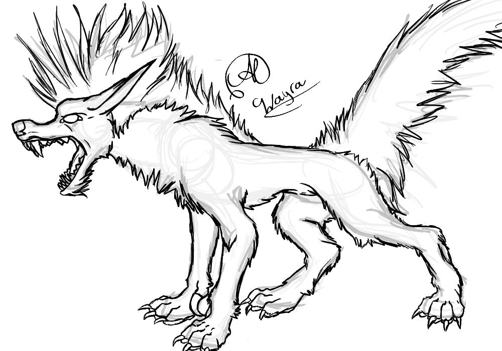 The Alpha's Scream by WayraHyena on DeviantArt