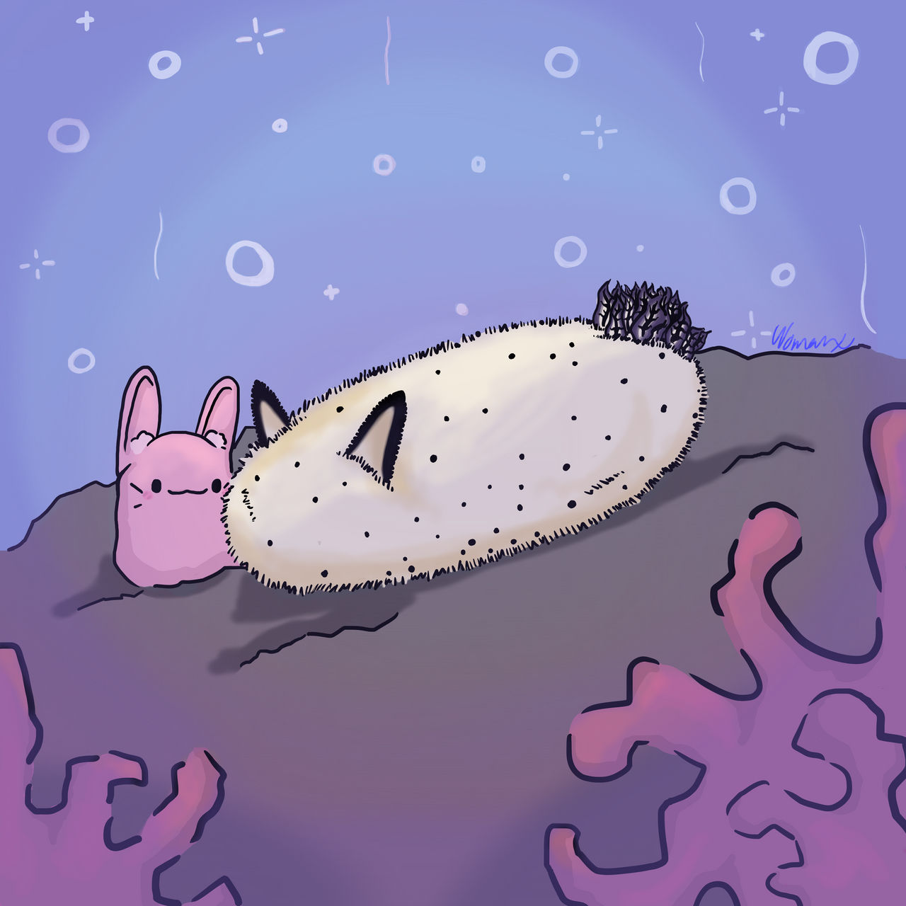 Sea bunny :) by W0manD0tc0m on DeviantArt