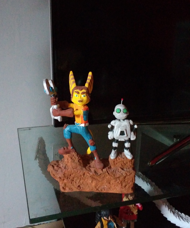 Figurines Ratchet and Clank