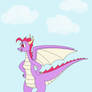 A vey happy dragoness