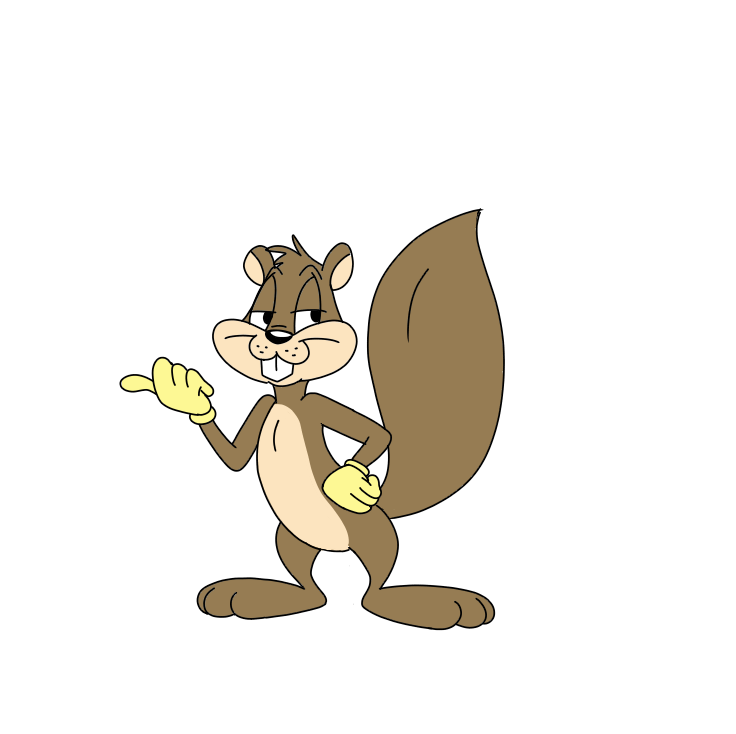 Cartoon Squirrel by BIO675 on DeviantArt Cartoon Squirrel by BIO675 on DeviantArt