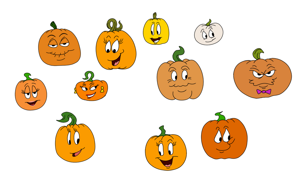 Pumpkins characters by BIO675 on DeviantArt
