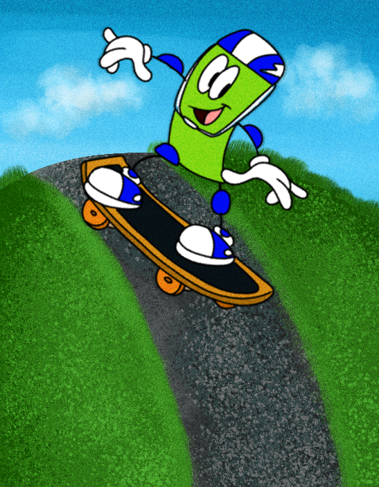 Rectangle Guy Rolling with RectangleGuy by BIO675 on DeviantArt