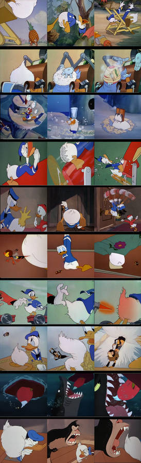 My top 10 Donald Duck 'Rear in Peril' sequences!