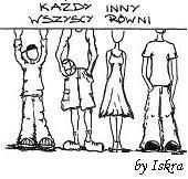 kazdy inny wszyscy rowni